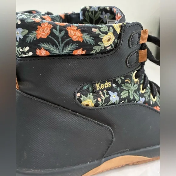 KEDS X RIFLE PAPER CO. SNEAKERS SCOUT IV LOTTIE HIGH TOP WATER REPELLENT - Picture 7 of 14